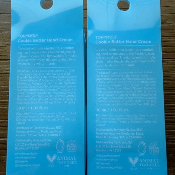 Tonymoly Cookie Butter Hand Cream Set - Picture 2 of 2